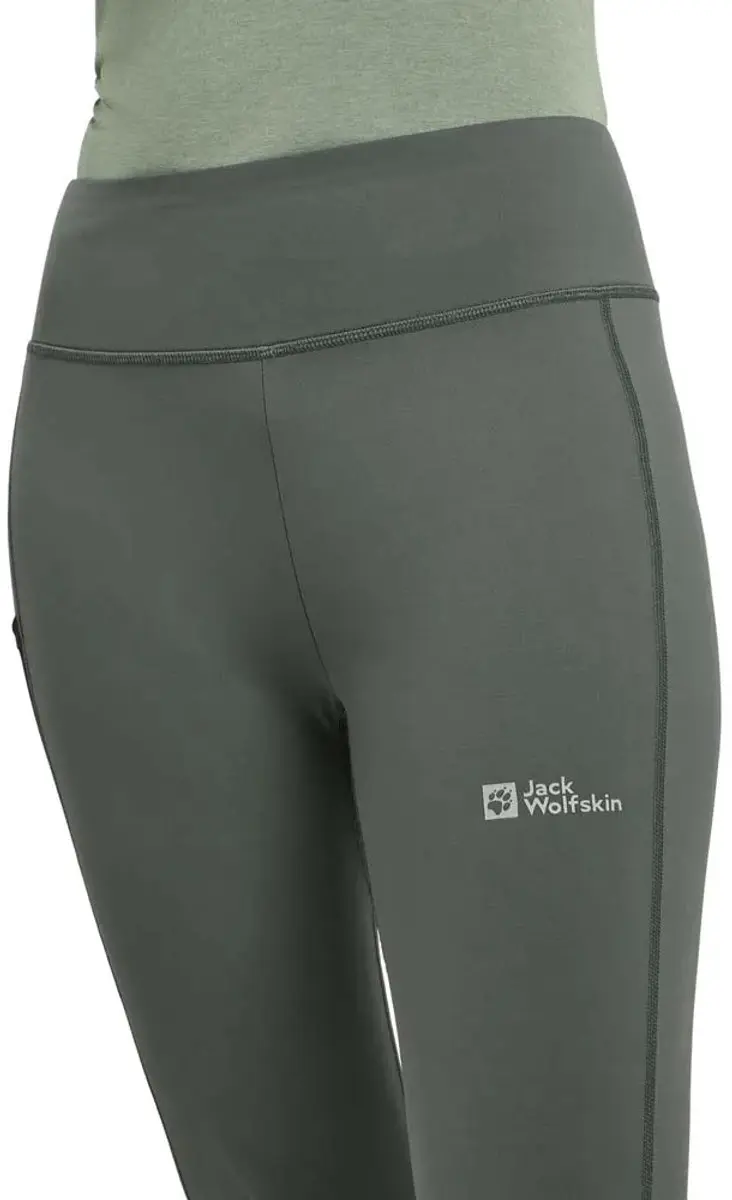 Jack Wolfskin Klintal Leggings M - Slate Green - afbeelding 6 van 6