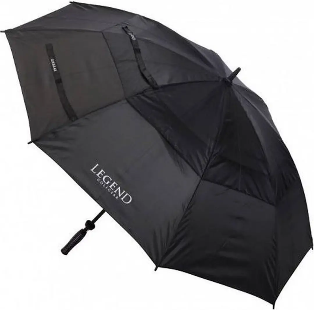 Legend Double Canopy Golfparaplu - Zwart