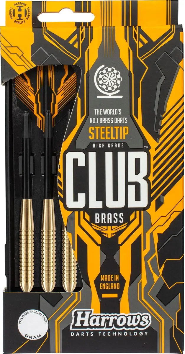 Harrows Club Brass 21Gr - Goud - 3 Stuks