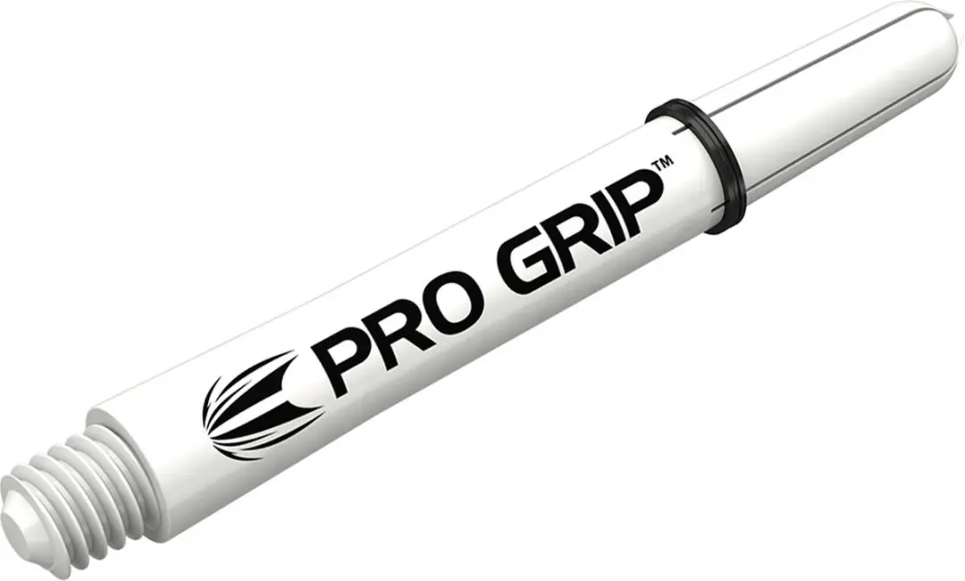 Target Pro Grip 3 Set White Dart Shafts - 3 Stuks