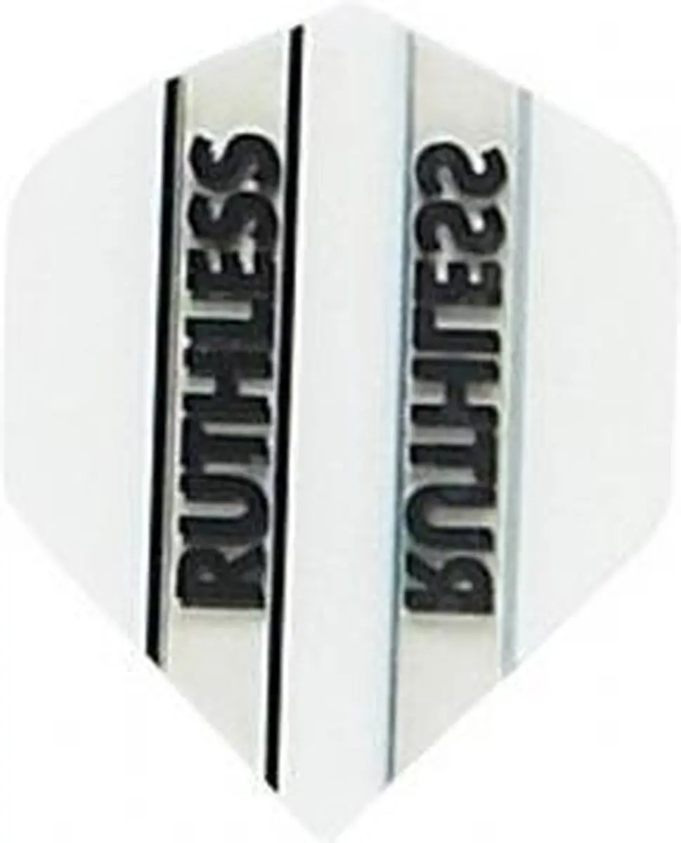 Ruthless Transparant White Dart Flights F3519