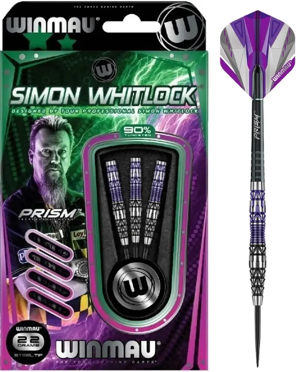 Winmau Simon Whitlock 90% Special Edition Dartpijlen - 3 Stuks