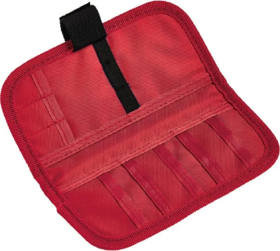 Unicorn Midi Velcro Case UN-46221 - Rood/Zwarte rand