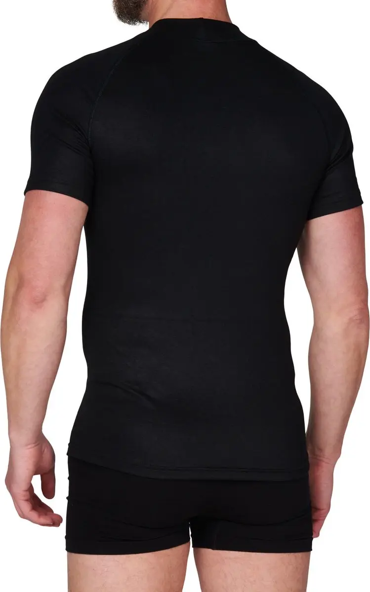Ten Cate Thermo Shirt Short Sleeve Heren - S - Zwart