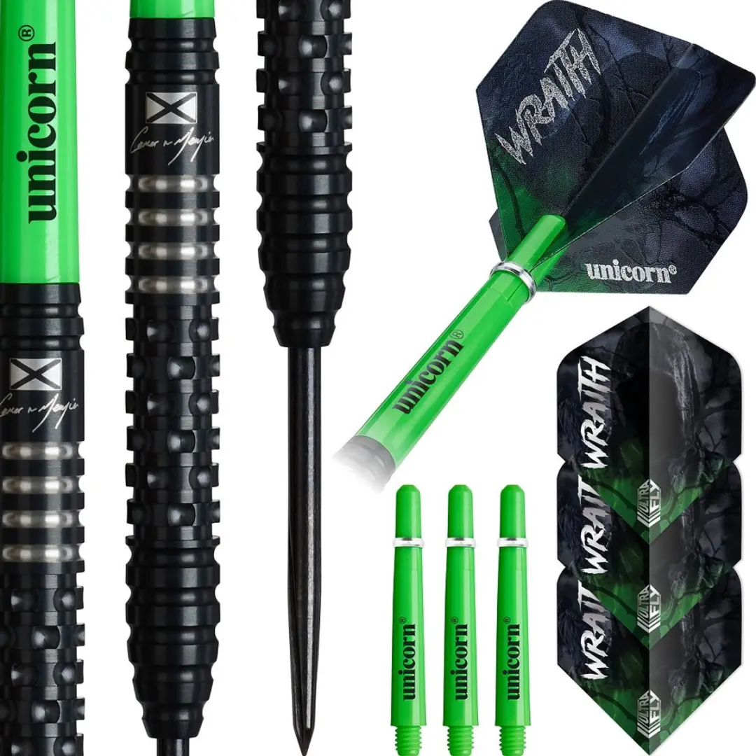 Unicorn Wraith Cameron Menzies Dartpijlen 90% - 3 Stuks - Zwart
