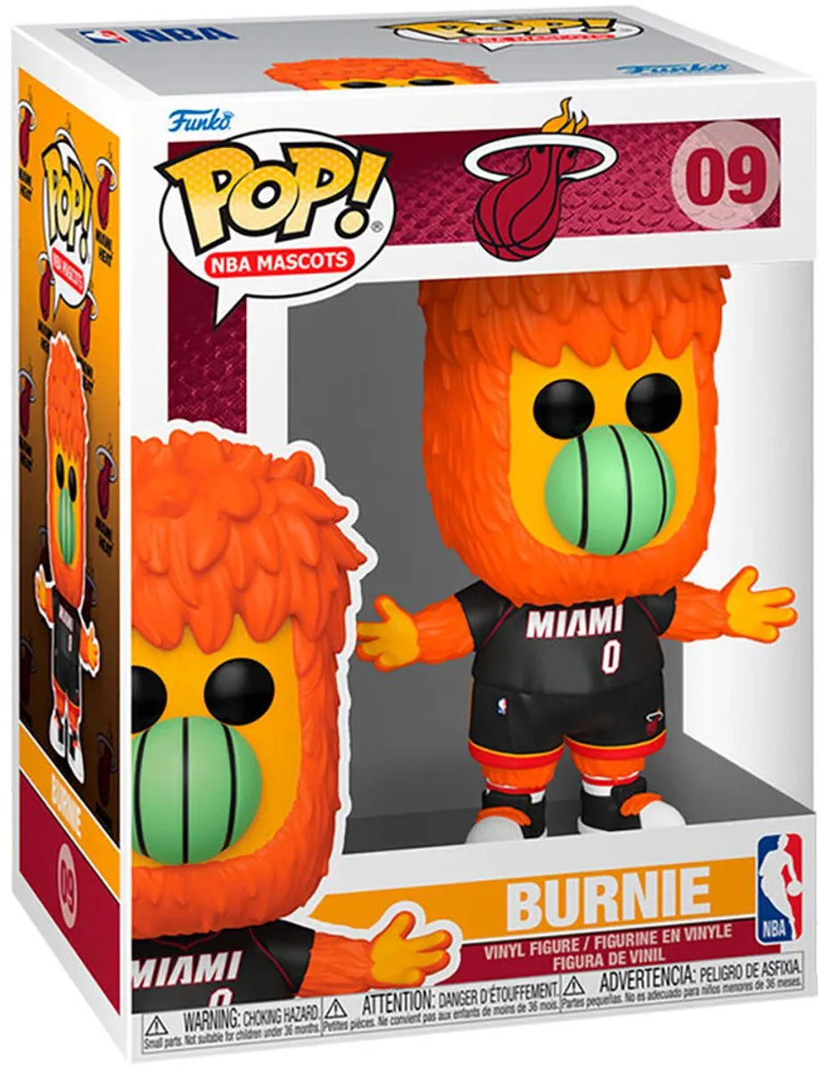 Funko POP! NBA Mascot Burnie Miami - 9cm - Meerkleurig - afbeelding 3 van 3