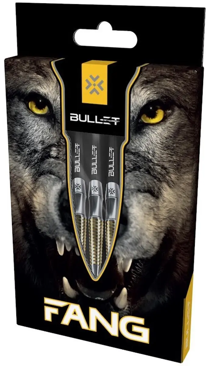Bullet Fang 90% Dartpijlen - 3 Stuks - Geel
