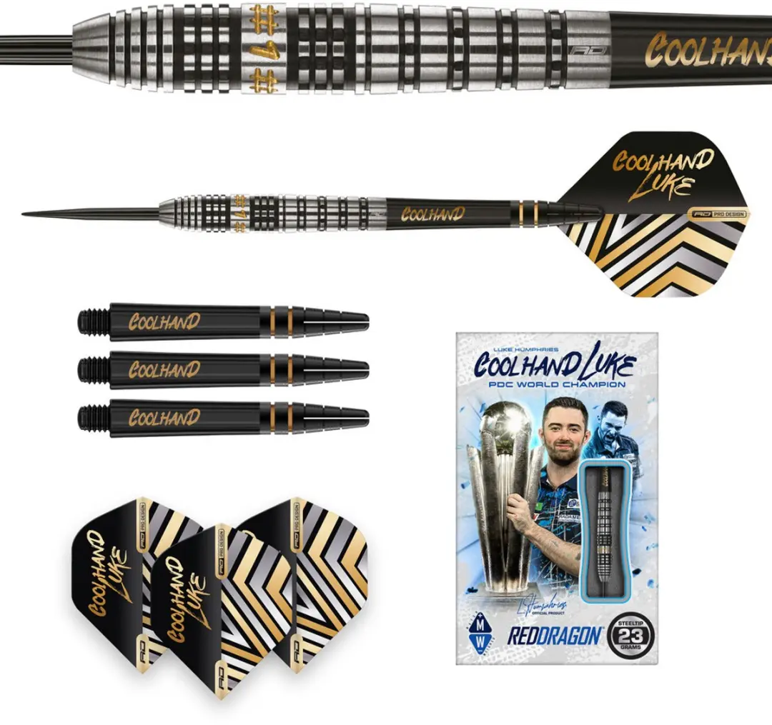 Red Dragon Luke Humphries Prestige 90% Dartpijlen - 3 Stuks