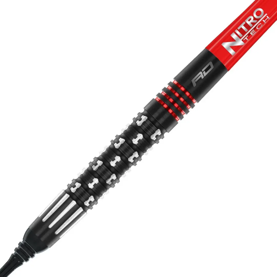 Red Dragon Jonny Clayton Premier League SE 90% Darts - 3 Stuks - Zwart/Zilver/Rood