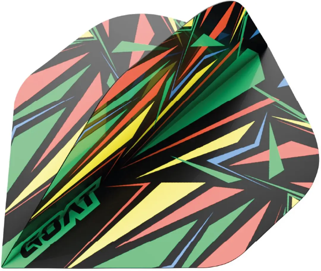goat Athlete Green NO2 Dart Flights GD7005170 - 3 Stuks