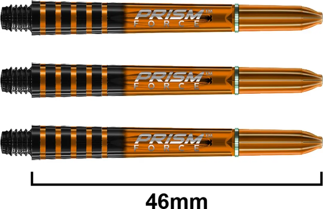 Winmau Prism Force Dart Shafts - 3 Stuks - Oranje