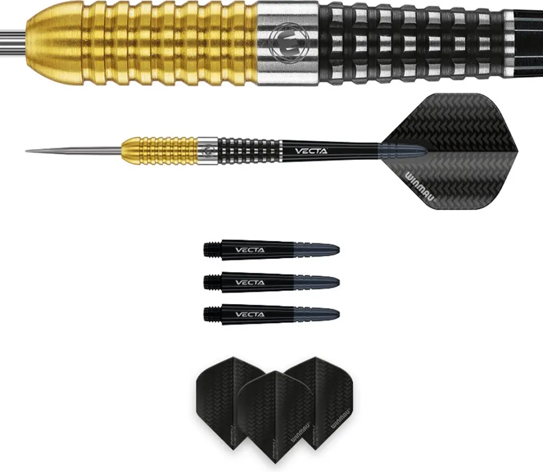 Winmau Steve Beaton Special Edition Dartpijlen - 3 Stuks - Multi - afbeelding 6 van 6