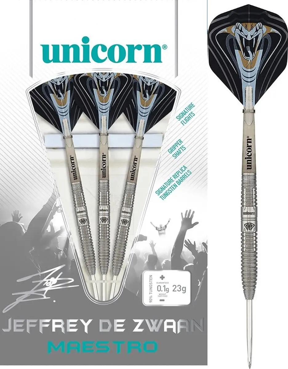 Unicorn Maestro Jeffrey de Zwaan Dartpijlen 25g