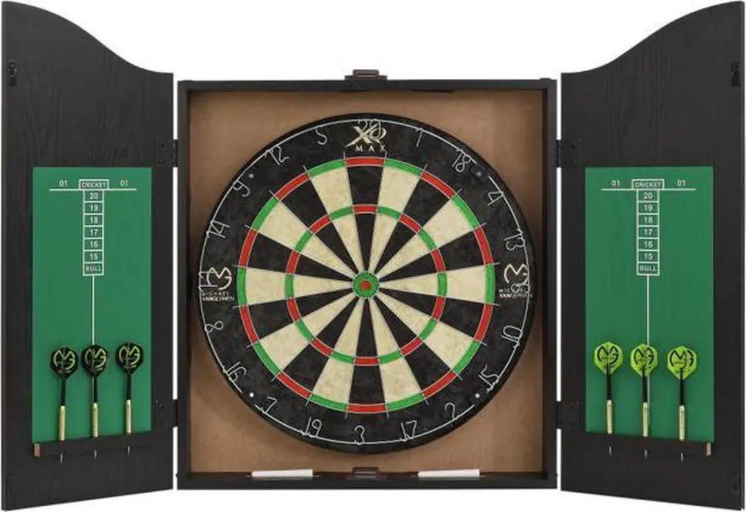 XQMax Michael van Gerwen Dartkabinet - Zwart