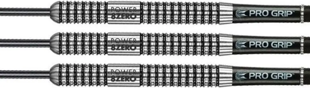 Target Phil Taylor Power 8ZERO Dartpijlen 21g - 3 Stuks - Zwart/Zilver