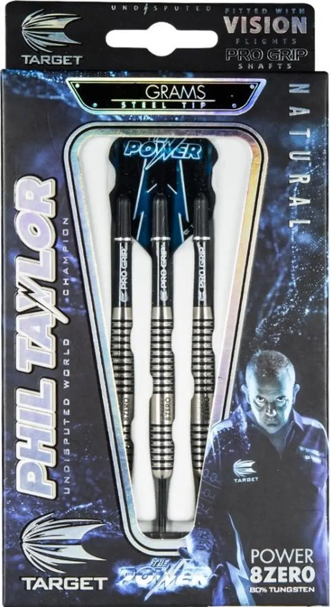 Target Phil Taylor Power 8ZERO Dartpijlen 21g
