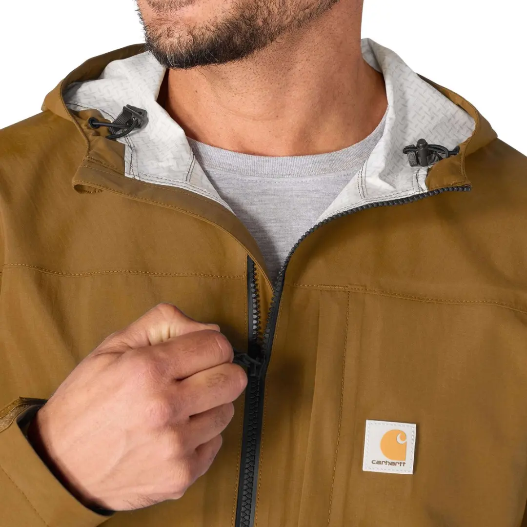 Carhartt Monterey Regenjas XL - Bruin/Zwart