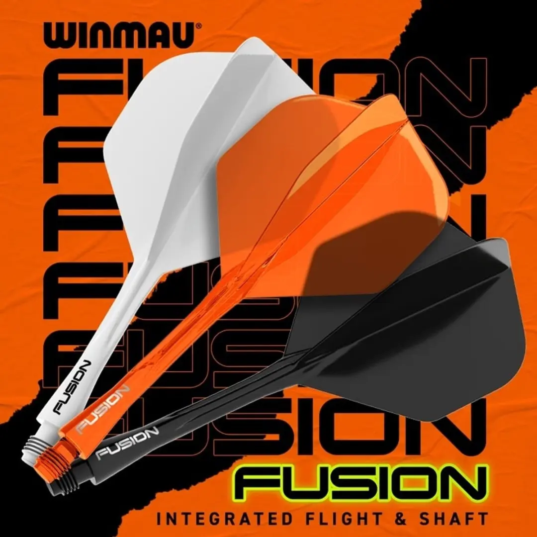 Winmau Fusion Neon Orange Dart Flights - 3 Stuks