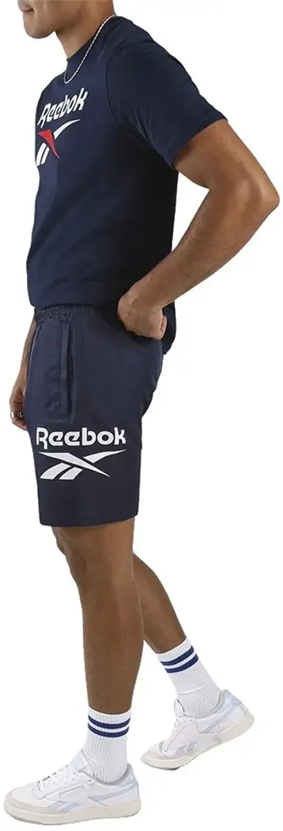 Reebok 1 Color Logo Korte Broek M - Blauw