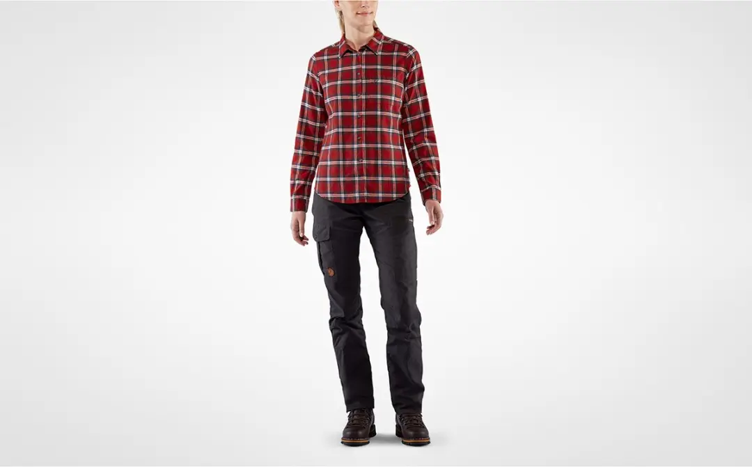 Fjällräven Övik Flannel Shirt M - Meerkleurig - afbeelding 6 van 6