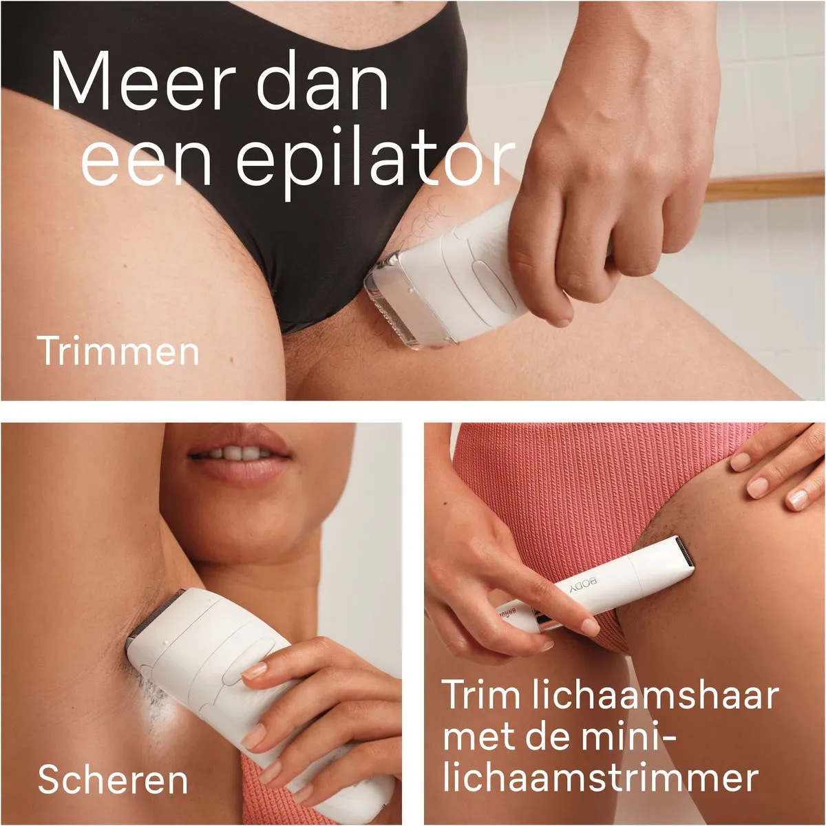 Braun Silk·épil 7 7-441 Epilator - 3 Opzetstukken - Wit/Zilver - afbeelding 6 van 6