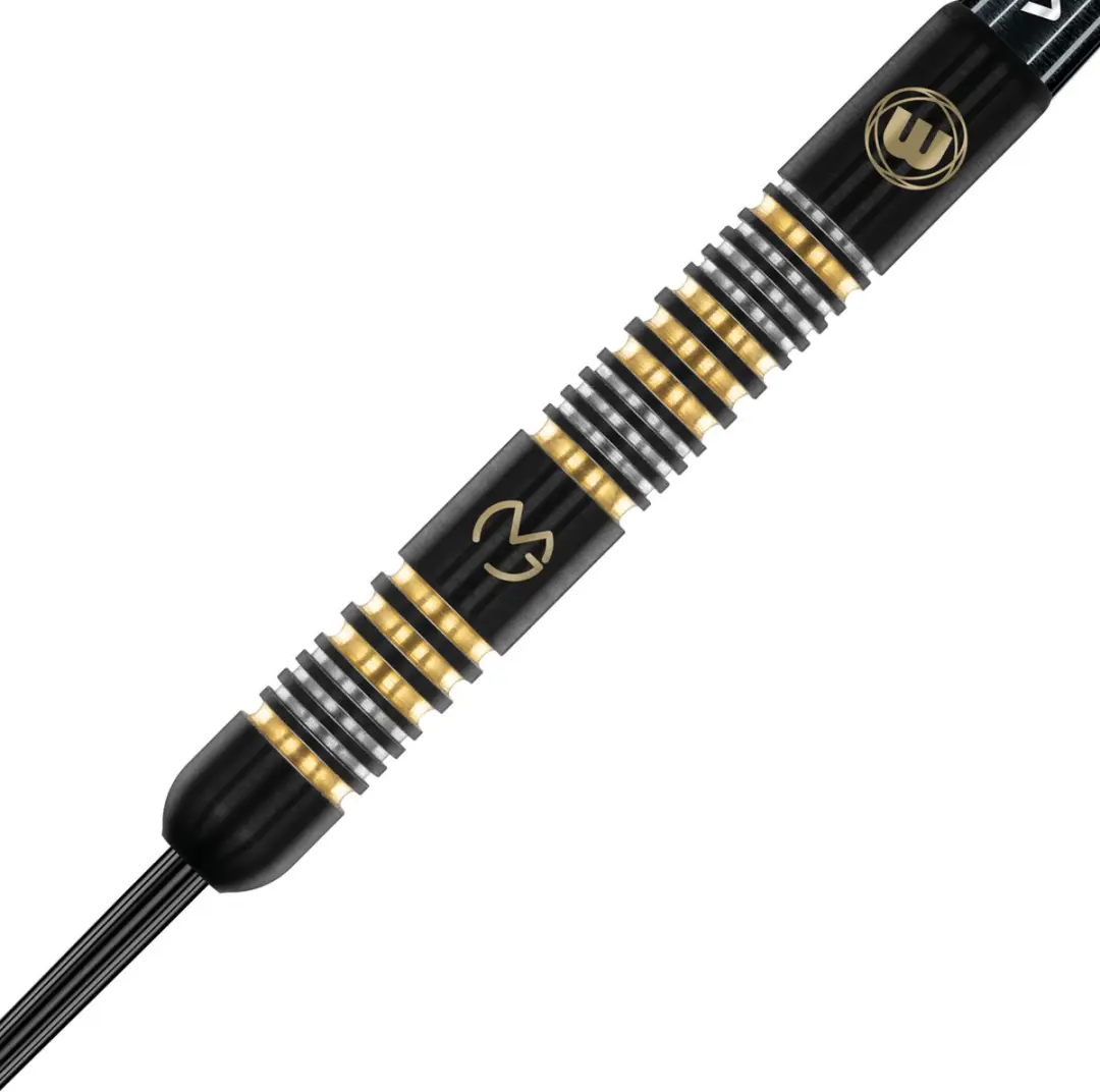 Winmau Michael van Gerwen Trilogy 90% Dartpijlen - 3 Stuks - Zwart/Goud