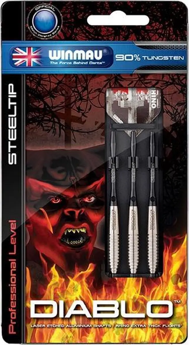 Winmau Diablo 90% Tungsten Darts 24g