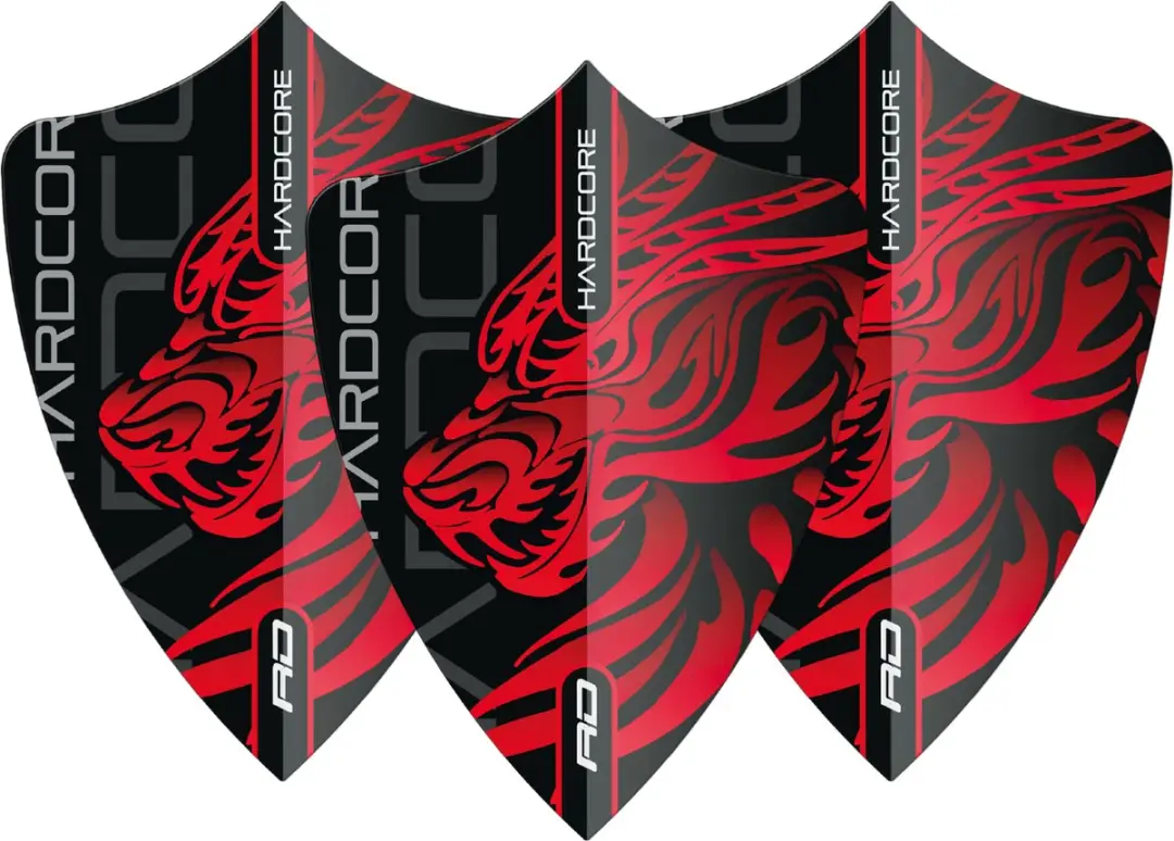 Red Dragon Jonny Clayton Hardcore Dragon Freestyle Dart Flights