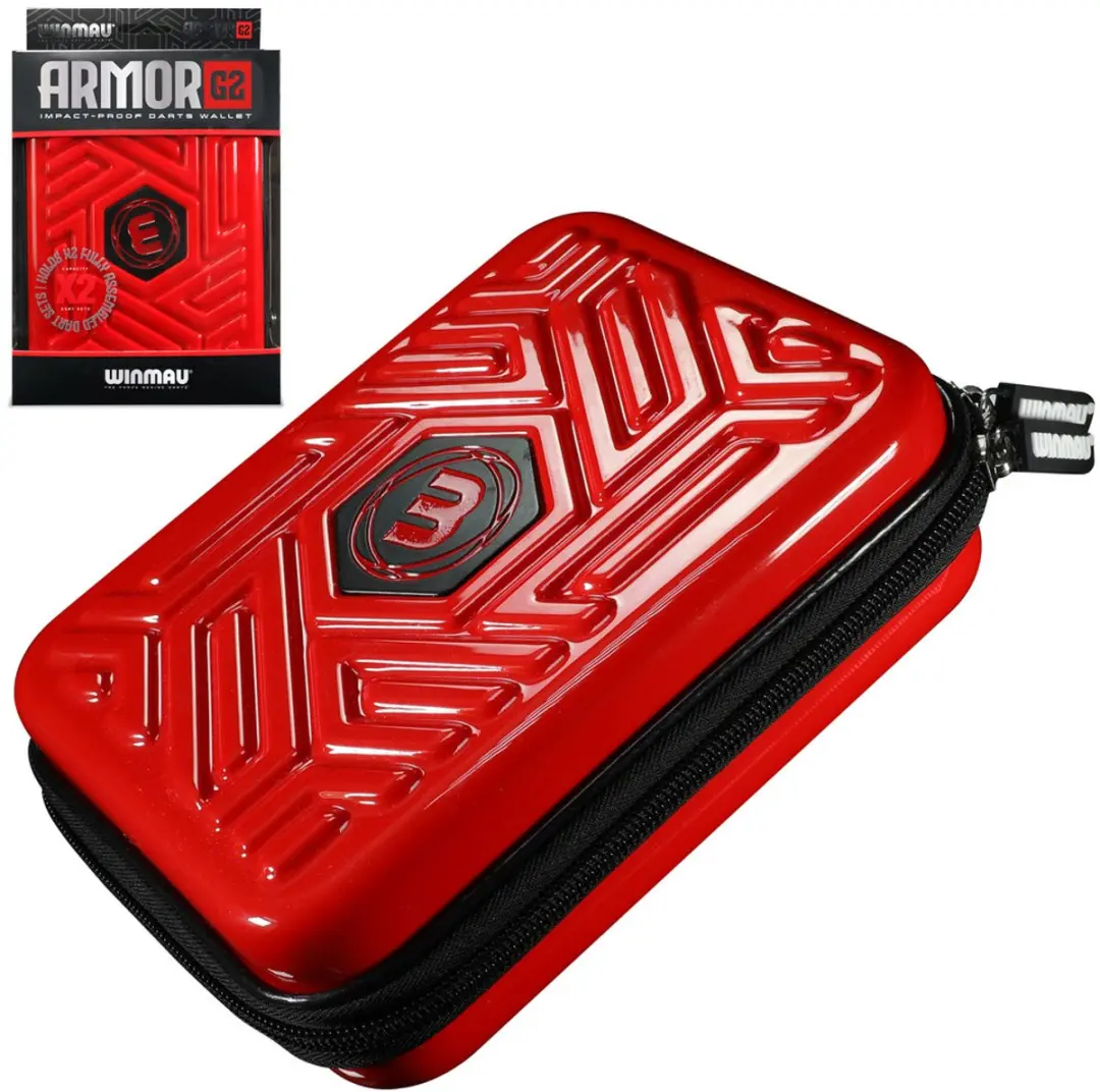 Winmau Armor G2 Red Dart Case - Rood