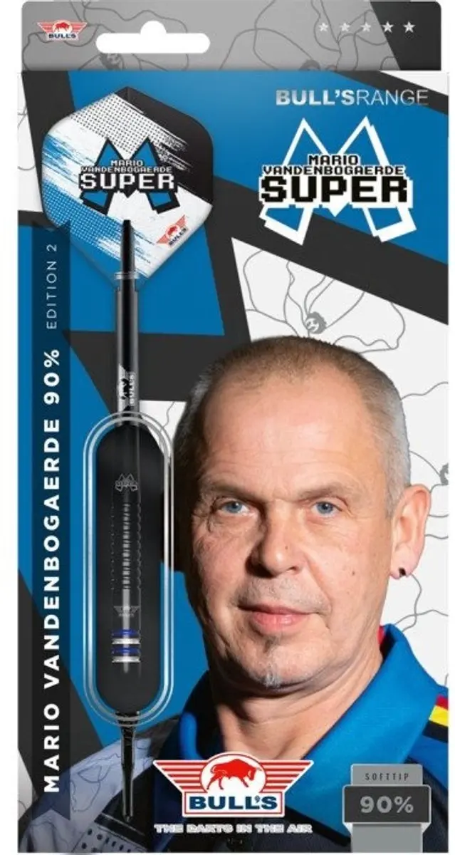 Bull's Mario VandenBogaerde E2 Dartpijlen 90% Tungsten 20g - 3 Stuks