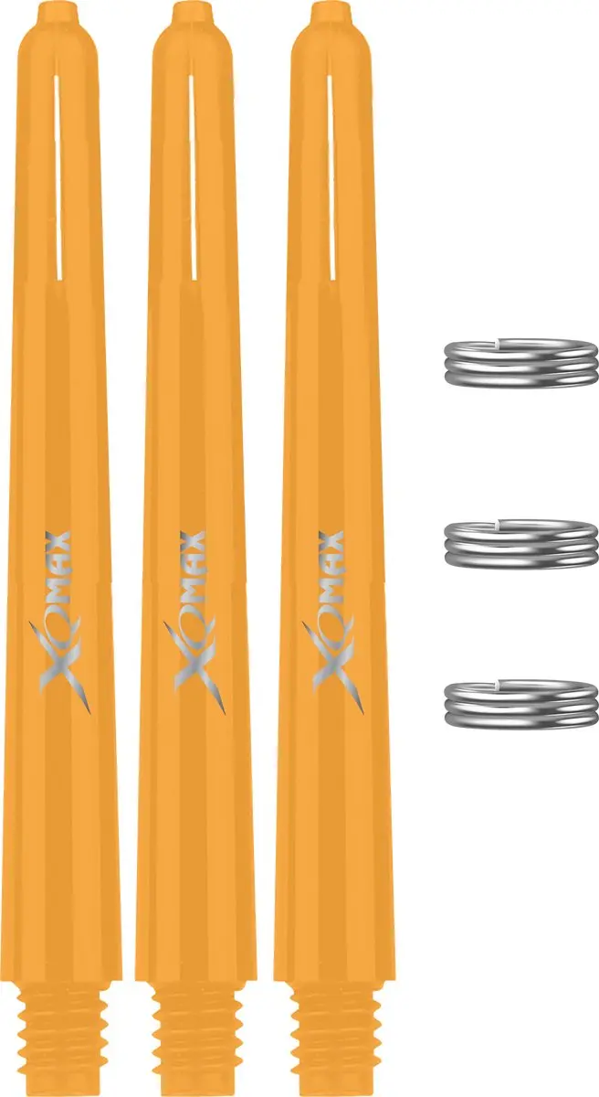 XQMax Dart Shafts Oranje48 - 15 Stuks - Medium - Oranje