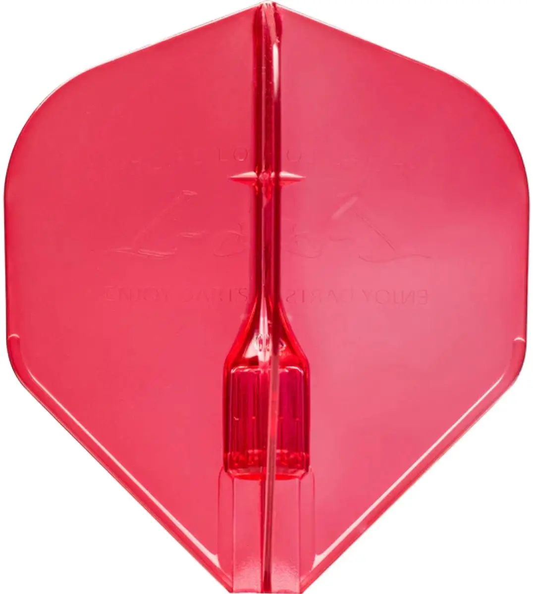 L-Style Fantom EZ L1 Standard Dart Flights FP2104 - 3 Stuks - Rood/Transparant