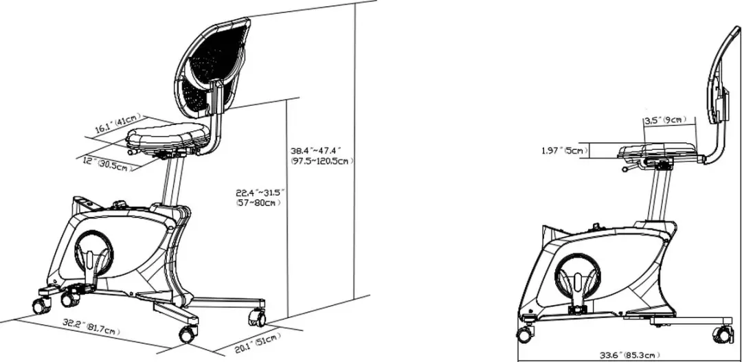 Euroseats Ross Bureaufiets - Zwart