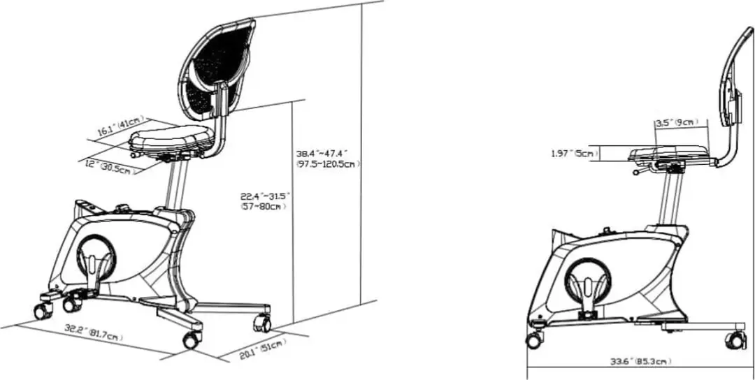 Euroseats Ross Bureaufiets - Zwart