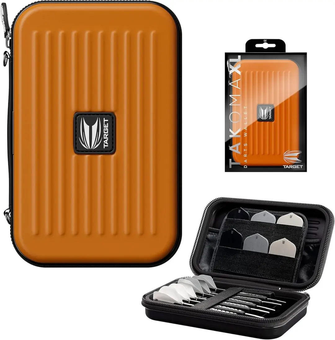 Target Takoma XL Dartkoffer - 6 Darts - Oranje