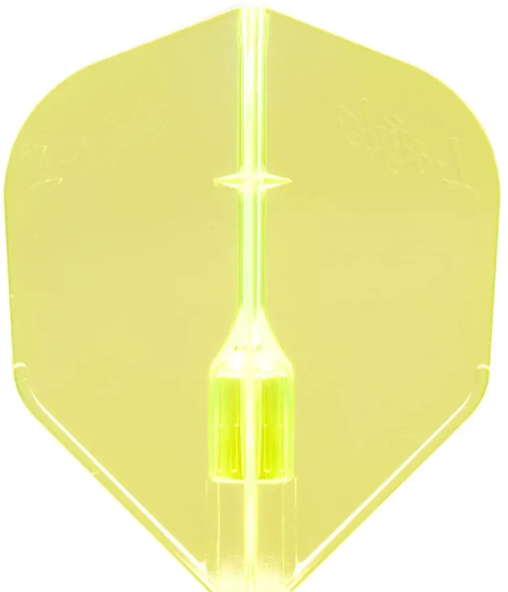 L-Style Fantom EZ L3 Shape Dartvleugels - Neon Geel - 3 Stuks