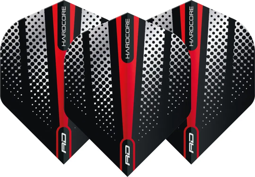 Red Dragon Hardcore Radical Red Flash Dart Flights TF6512
