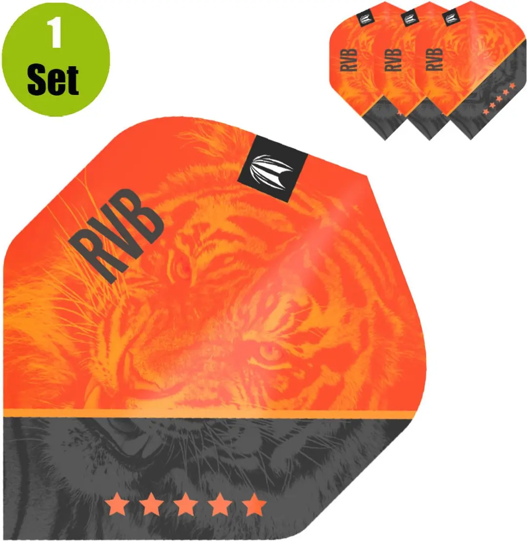 Target RVB G4 Pro Ultra NO2 Dart Flights - 3 Stuks - Oranje