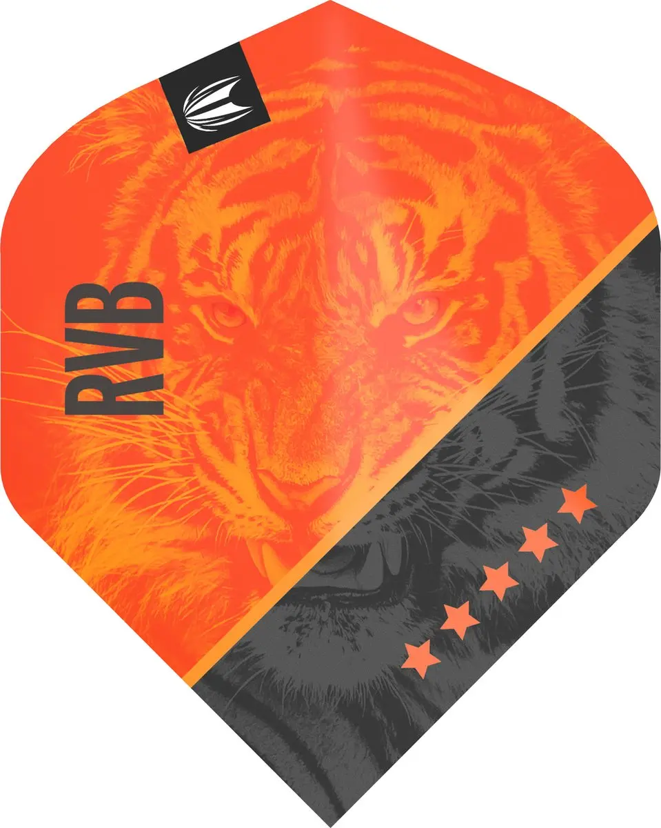 Target RVB G4 Pro Ultra NO2 Dart Flights - 3 Stuks - Oranje