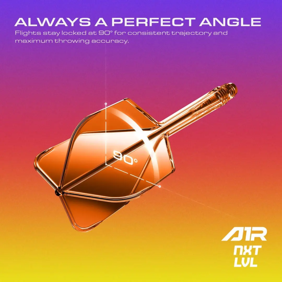 goat Air Neon Orange NO6 Dart Flights - 3 Stuks