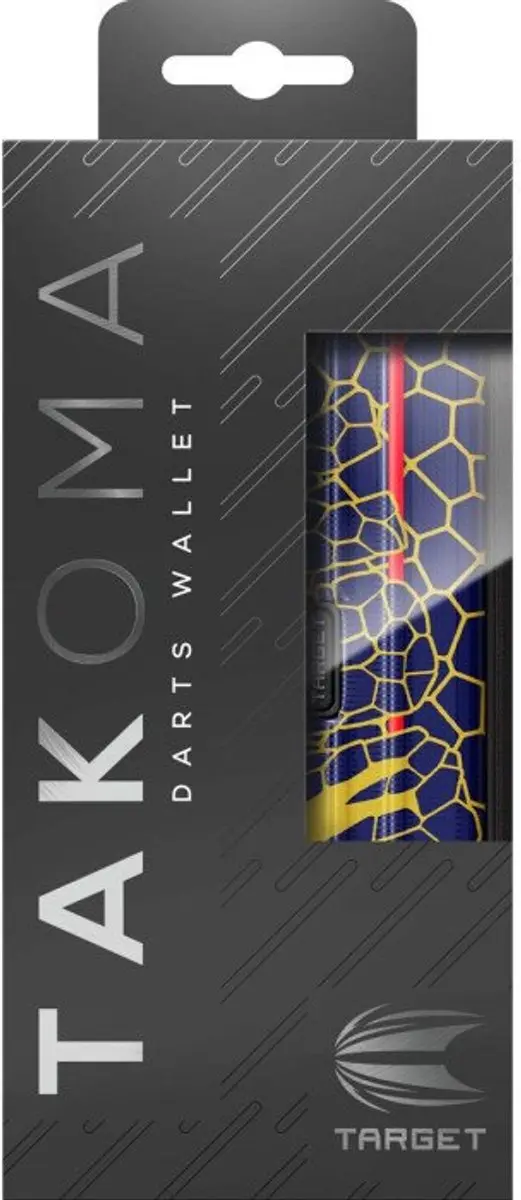 Target Takoma Josh Rock 2025 Dart Case - Geel/Blauw/Rood/Zwart