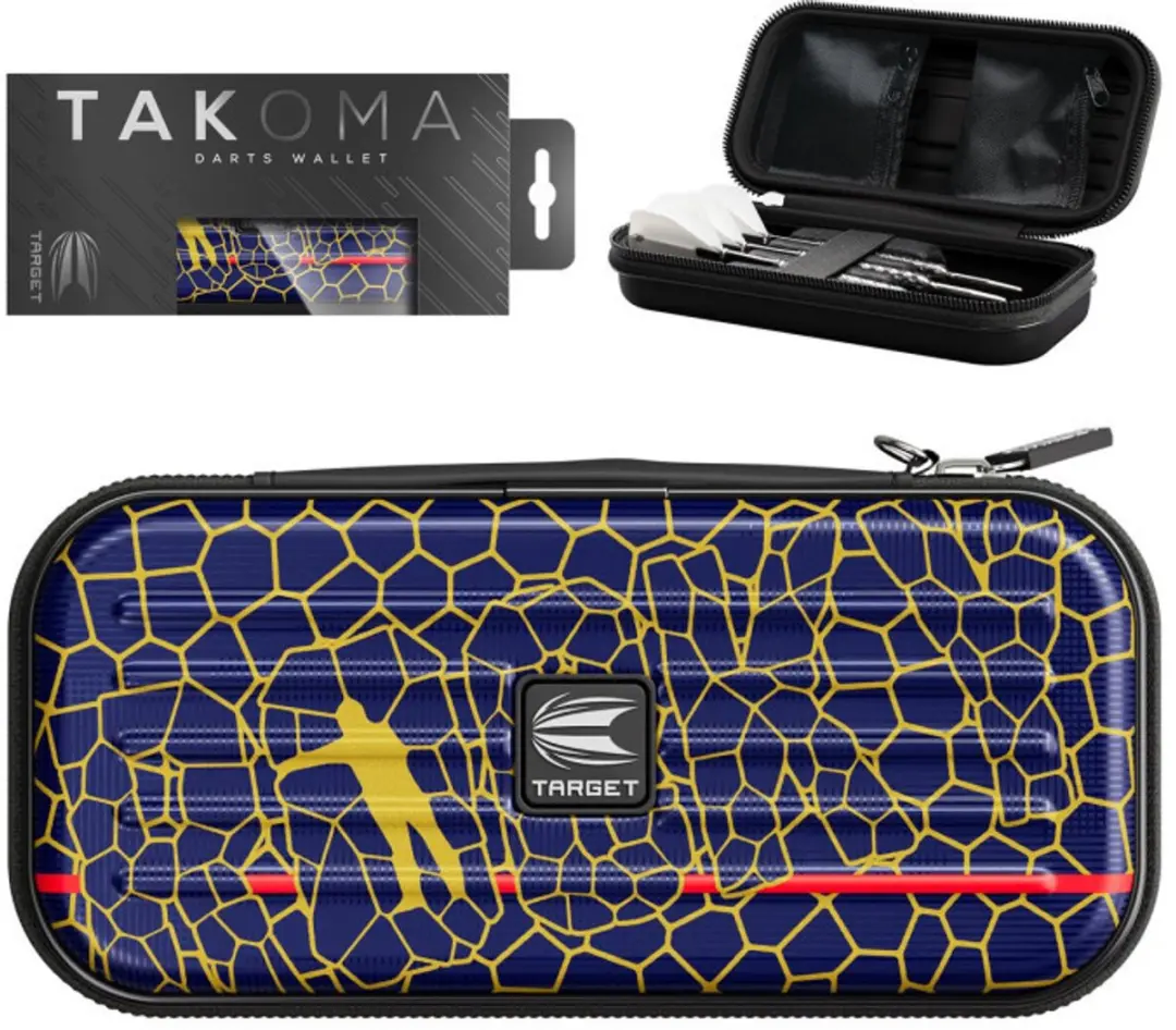 Target Takoma Josh Rock 2025 Dart Case - Geel/Blauw/Rood/Zwart