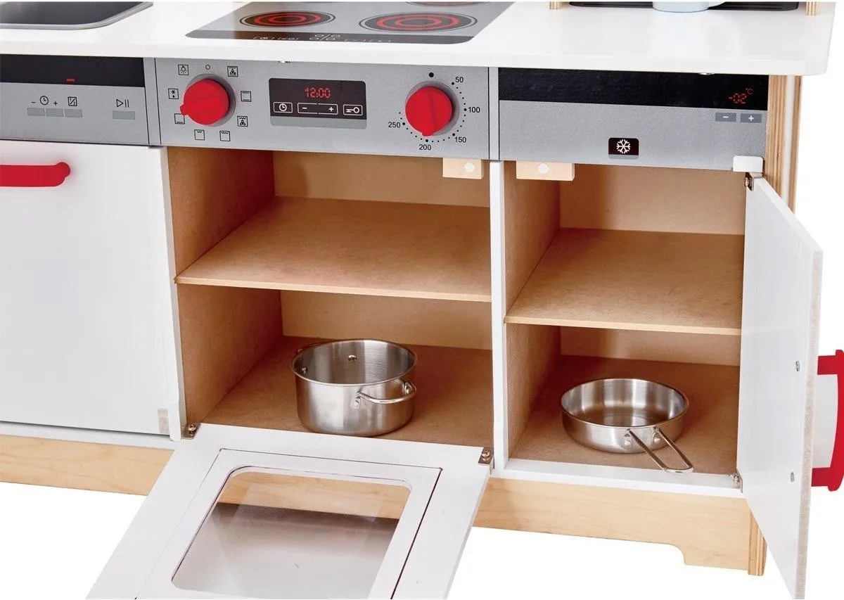 Hape Houten Keuken Alles in 1 - Wit