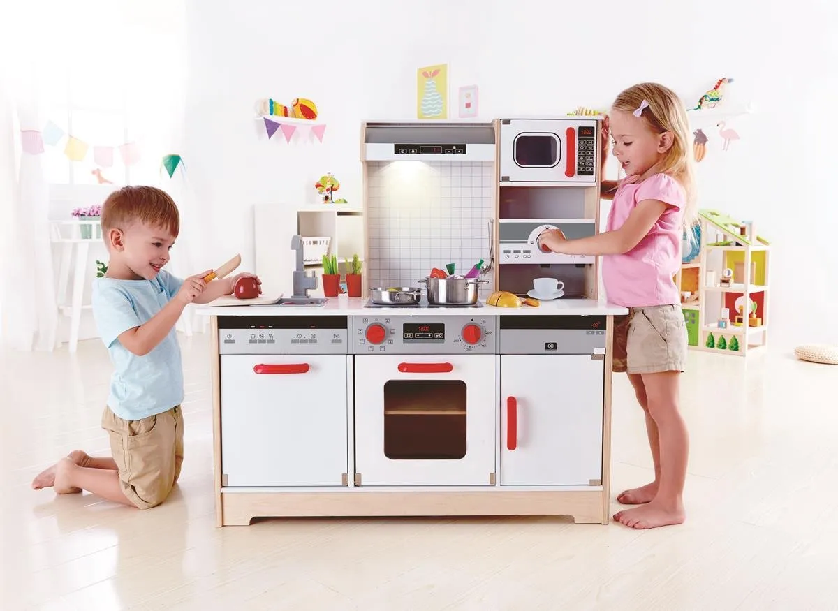 Hape Houten Keuken Alles in 1 - Wit