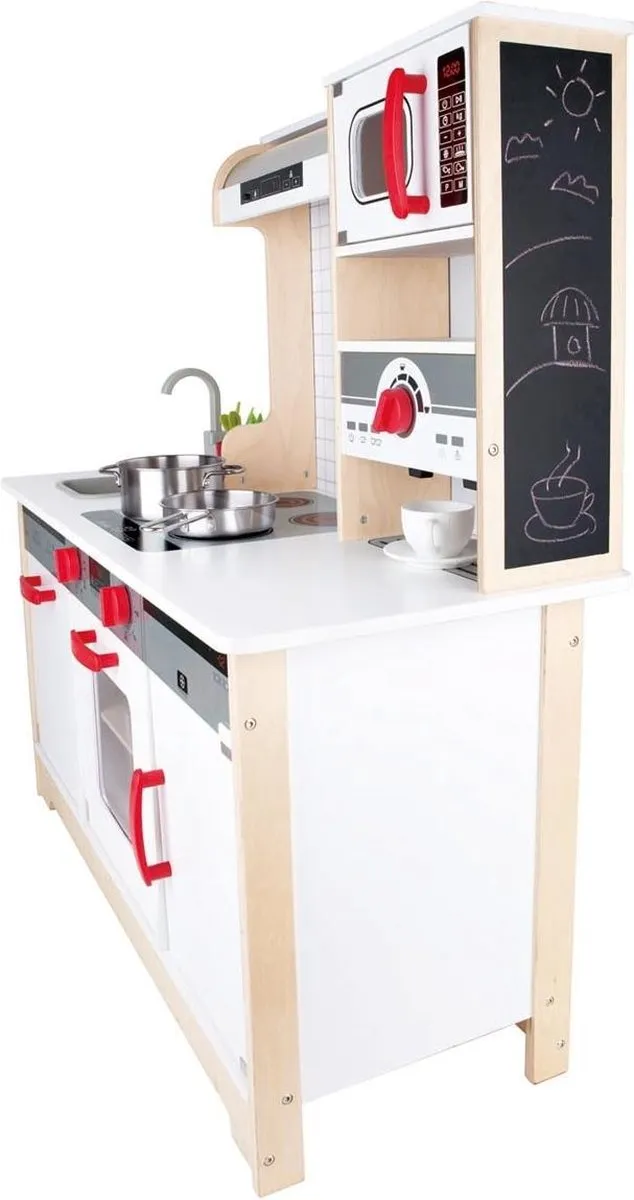 Hape Houten Keuken Alles in 1 - Wit
