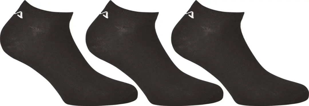 Fila Invisible Socks 3-Pack - Zwart - 3 Paar