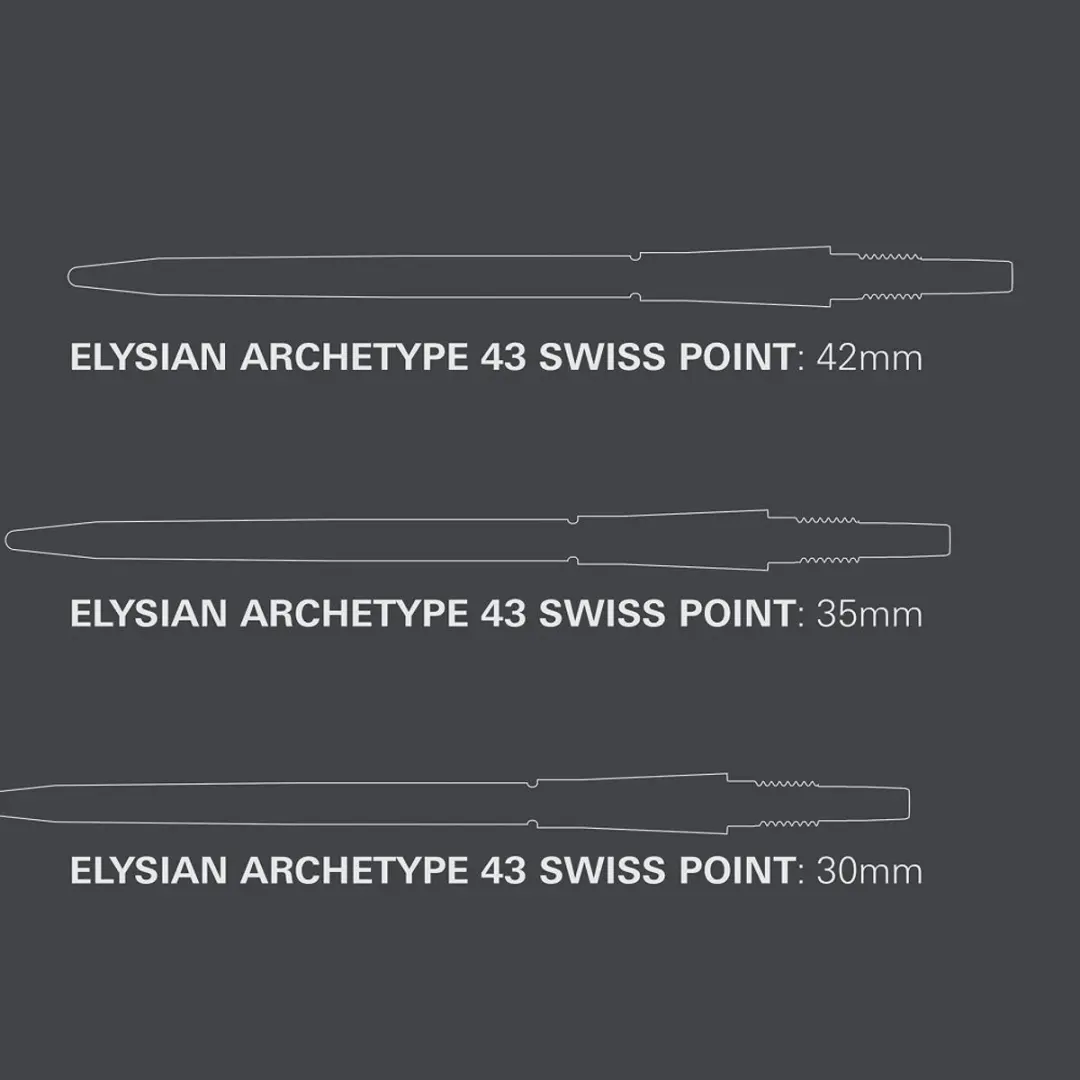 Target Swiss Points Elysian Archetype 43 - Zilver - 3 Stuks