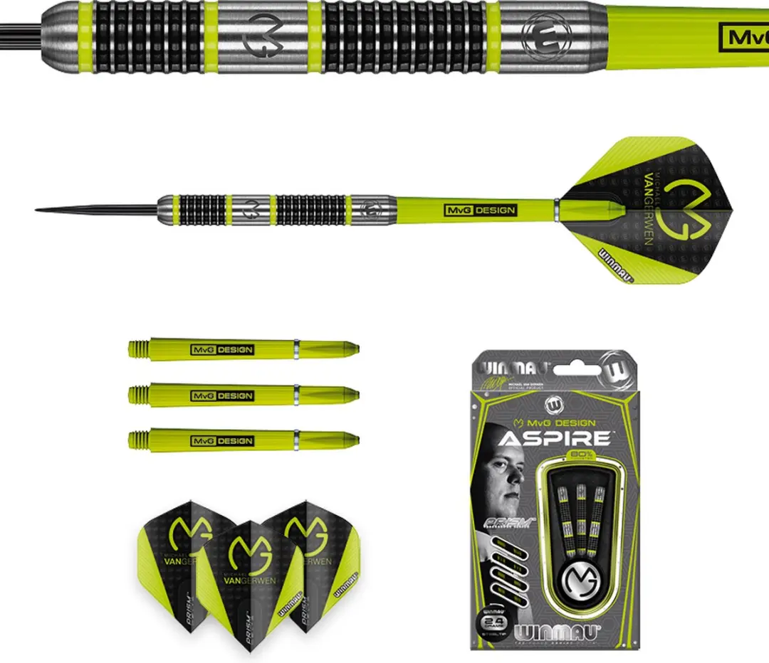 Winmau Michael van Gerwen Aspire Dartpijlen - 3 Stuks