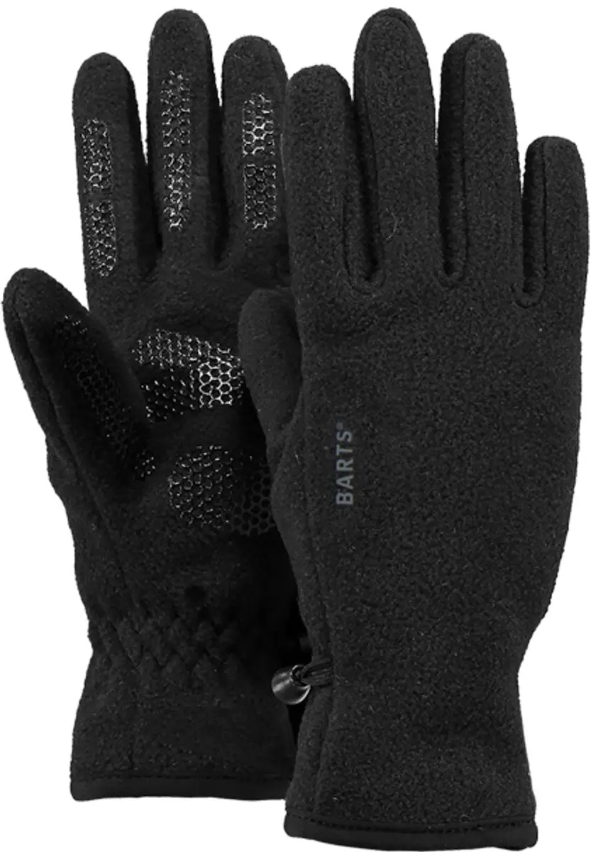 Barts Fleeces Wintersporthandschoenen Kinderen Maat 4 - Zwart