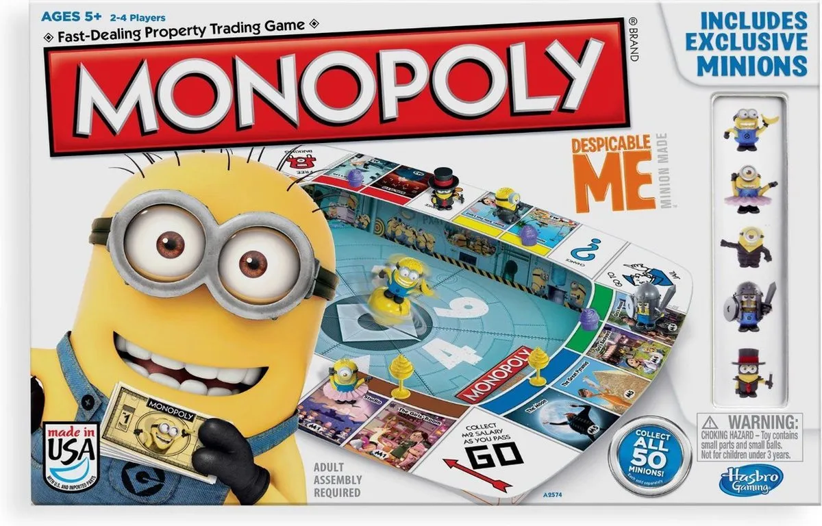 Hasbro Monopoly Despicable Me 2 Bordspel